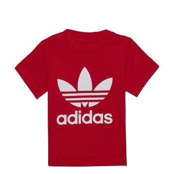 adidas  Tričká s krátkym rukávom TREFOIL TEE  Červená