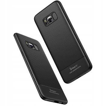 Ipaky Samsung Galaxy S8 Plus Ipaky Carbon puzdro  KP19643 čierna