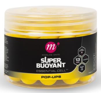 Mainline plávajúce boilie super buoyant pop-ups essential cell 150 ml 13 mm - yellow