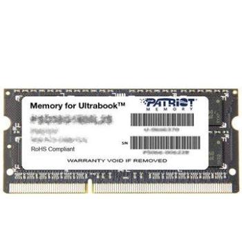 Patriot SO-DIMM 8GB DDR3 1600MHz CL11 Ultrabook Line (PSD38G1600L2S)