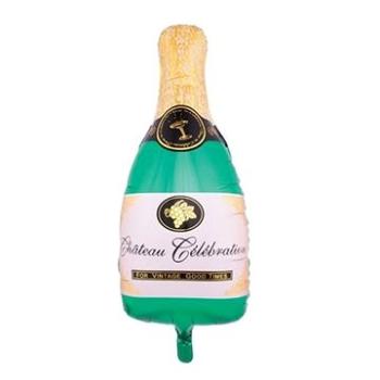 Balónek fóliová fľaša šampanského – champagne – Silvestr – Happy New Year – 84 cm (5901238640707)