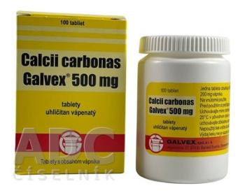 Galvex Calcii carbonas 100 tabliet