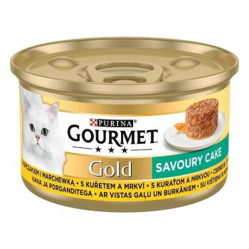 PURINA GOURMET GOLD SAVOURY CAKE S KURACIM MASOM A MRKVOU 85G