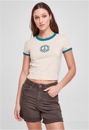 Urban Classics Ladies Stretch Jersey Cropped Tee softseagrass/watergreen - 3XL