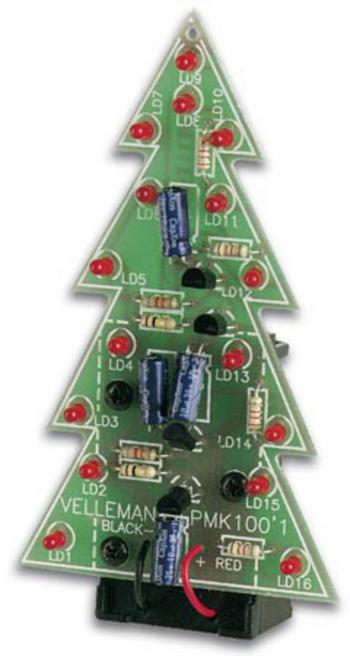 Whadda WSSA100 LED súprava elektronického vianočného stromčeka