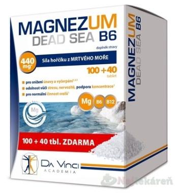 MAGNEZUM DEAD SEA - DA VINCI,  tbl 100+40 zadarmo (140 ks)