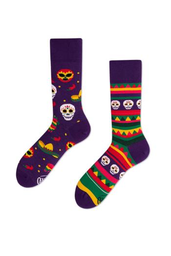 Viacfarebné ponožky Fiesta Mexicana