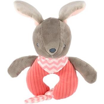 Teddies Hrkálka zajac ružový (5904209891238)