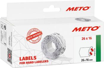 METO cenovky 9506167 permanentné Šírka etikety: 26 mm Výška štítku: 16 mm biela 1 ks