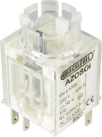 Schlegel AZOSOI spínacie kontaktné teleso  2 rozpínacie, 1 spínací  bez aretácie 250 V/AC 1 ks
