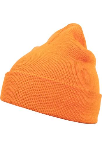 Urban Classics Beanie Basic Flap neonorange - UNI