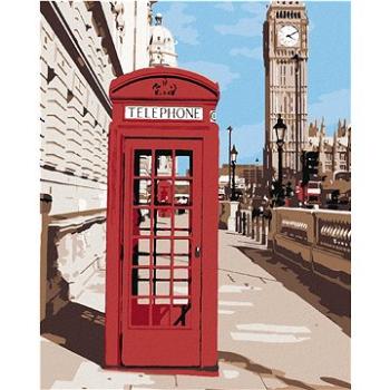 Maľovanie podľa čísel - Telefónna búdka v Londýne (HRAbz33203nad)