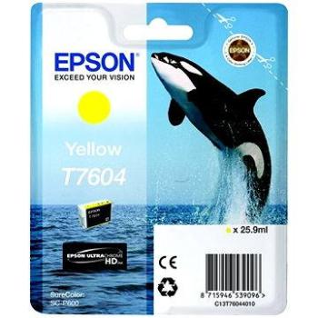 Epson T7604 žltá (C13T76044010)
