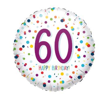 Amscan Fóliový balón kruh - 60. narodeniny