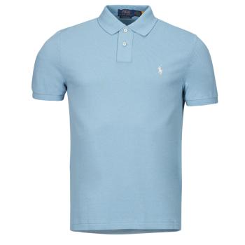 Polo Ralph Lauren  POLO AJUSTE DROIT EN COTON BASIC MESH  Polokošele s krátkym rukávom Modrá