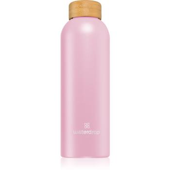 Waterdrop Thermo Steel fľaša na vodu z nehrdzavejúcej ocele farba Pastel Pink Matt 600 ml