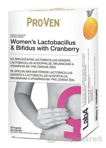 Pro-Ven Women’s Lactobacilus & Bifidus with Cranberry 30 kapsúl