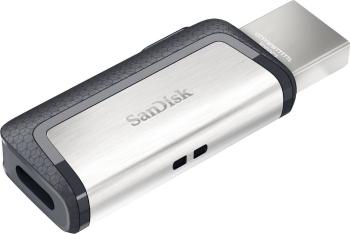 SanDisk Ultra® DualDrive USB pamäť pre smartphone a tablet  strieborná 256 GB USB 3.2 Gen 1 (USB 3.0), USB-C™