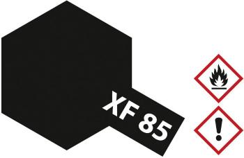 Tamiya akrylová farba čierna (matná) XF-85 sklenená nádoba 10 ml