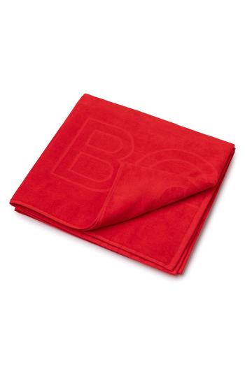 Bavlnený uterák Boss červená farba