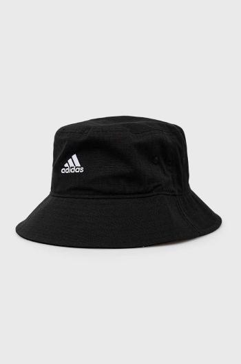 Klobúk adidas čierna farba