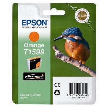 Epson originál ink C13T15994010, orange, 17ml, Epson Stylus Photo R2000, oranžová