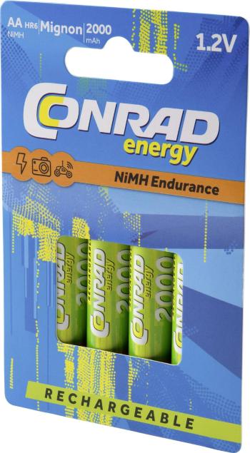 Conrad energy Endurance HR06 tužkový akumulátor typu AA  Ni-MH 2000 mAh 1.2 V 4 ks