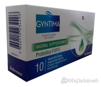 Herb Pharma Gyntima Probiotica vaginální čípky Forte 10 ks