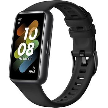 FIXED Silicone Strap pre Huawei Band 7 čierny (FIXSSTB-1053-BK)