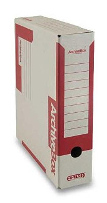 Archivačný box 330x260x75mm EMBA červený najpredávanejší