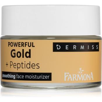 Farmona Dermiss Powerful Gold + Peptides hydratačný a vyhladzujúci krém 50 ml