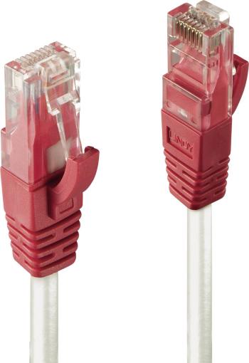 LINDY RJ45 (krížený) sieťový prepojovací kábel CAT 6 U/UTP 10.00 m sivá s ochranou