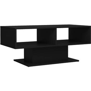 SHUMEE Konferenčný stolík čierny 103,5 × 50 × 44,5 cm drevotrieska, 806823