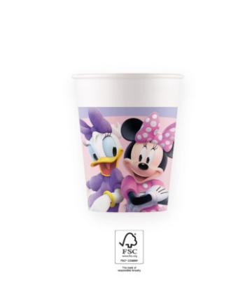 Procos Papierové poháre - Disney Minnie Mouse 200 ml 8 ks
