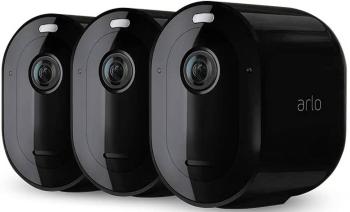 ARLO Pro4 Spotlight black, 3cam Kit VMC4350B-100EUS Wi-Fi IP-sada bezpečnostné kamery  sa 3 kamerami 2560 x 1440 Pixel