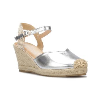 La Modeuse  70122_P163573  Espadrilky Strieborná