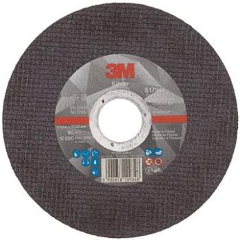 3M Silver Cut-Off Wheel, T41, 125 mm × 1 mm × 22.23 mm (F8090)