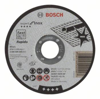 Bosch Accessories AS 60 T Inox BF 2608600545 rezný kotúč rovný  115 mm 22.23 mm 1 ks