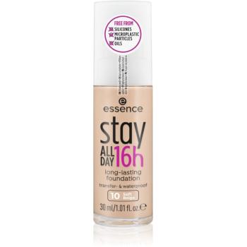 Essence Stay ALL DAY 16h vodeodolný make-up odtieň 10 Soft Beige 30 ml