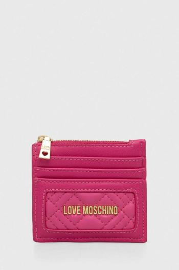 Peňaženka Love Moschino dámsky, ružová farba