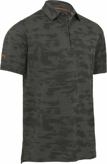 Callaway Mens Digital Camo Jacquard Polo Dark Lichen Heather S