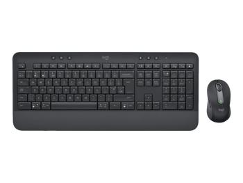 Logitech klávesnica s myšou Wireless MK650 Signature - bezdrôtová/Logitech bolt/Bluetooth/ CZ/SK/Graphitová