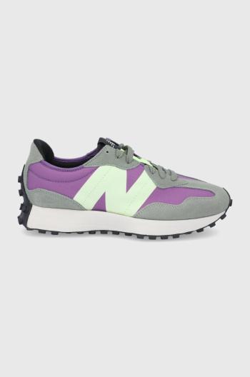 Topánky New Balance MS327TC fialová farba