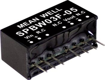 Mean Well SPBW03F-05 DC / DC menič napätia, modul   600 mA 3 W Počet výstupov: 1 x