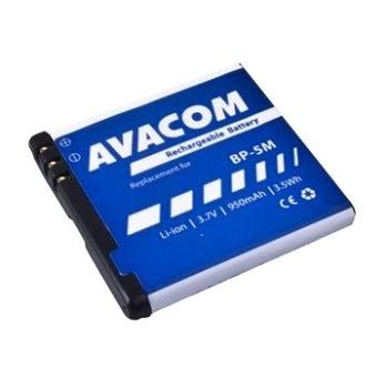 AVACOM pre Nokia N81, 6500 Slide Li-Ion 3,7 V 950 mAh (náhrada BP-5M) (GSNO-BP5M-S950A)