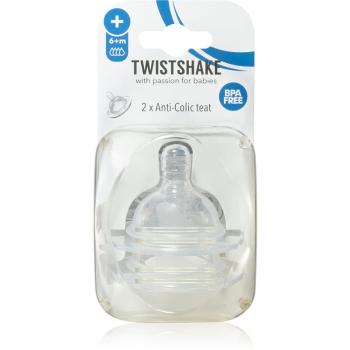 Twistshake Anti-Colic Teat cumlík na fľašu Plus 6m+ 2 ks