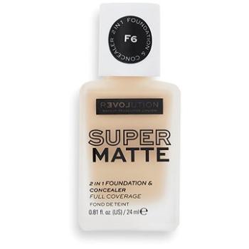 REVOLUTION RELOVE Supermatte Foundation F6 24 ml (5057566479530)