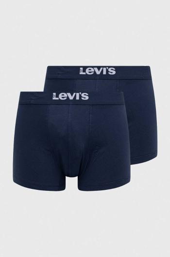 Boxerky Levi's 2-pak pánske, tmavomodrá farba