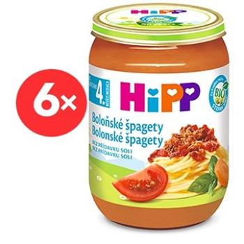 HiPP BIO Špagety v bolonskej omáčke - 6x 190g (4062300347205)