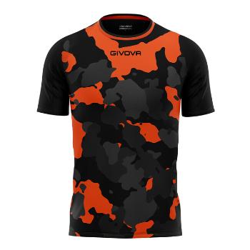 SHIRT ARMY INTERLOCK NERO/ARANCIO Tg. L